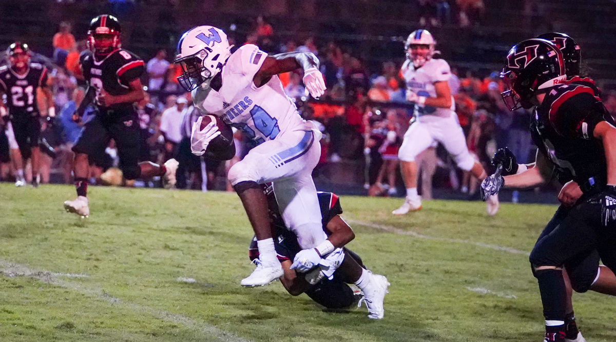 Trey Thompson steps out of tackle
